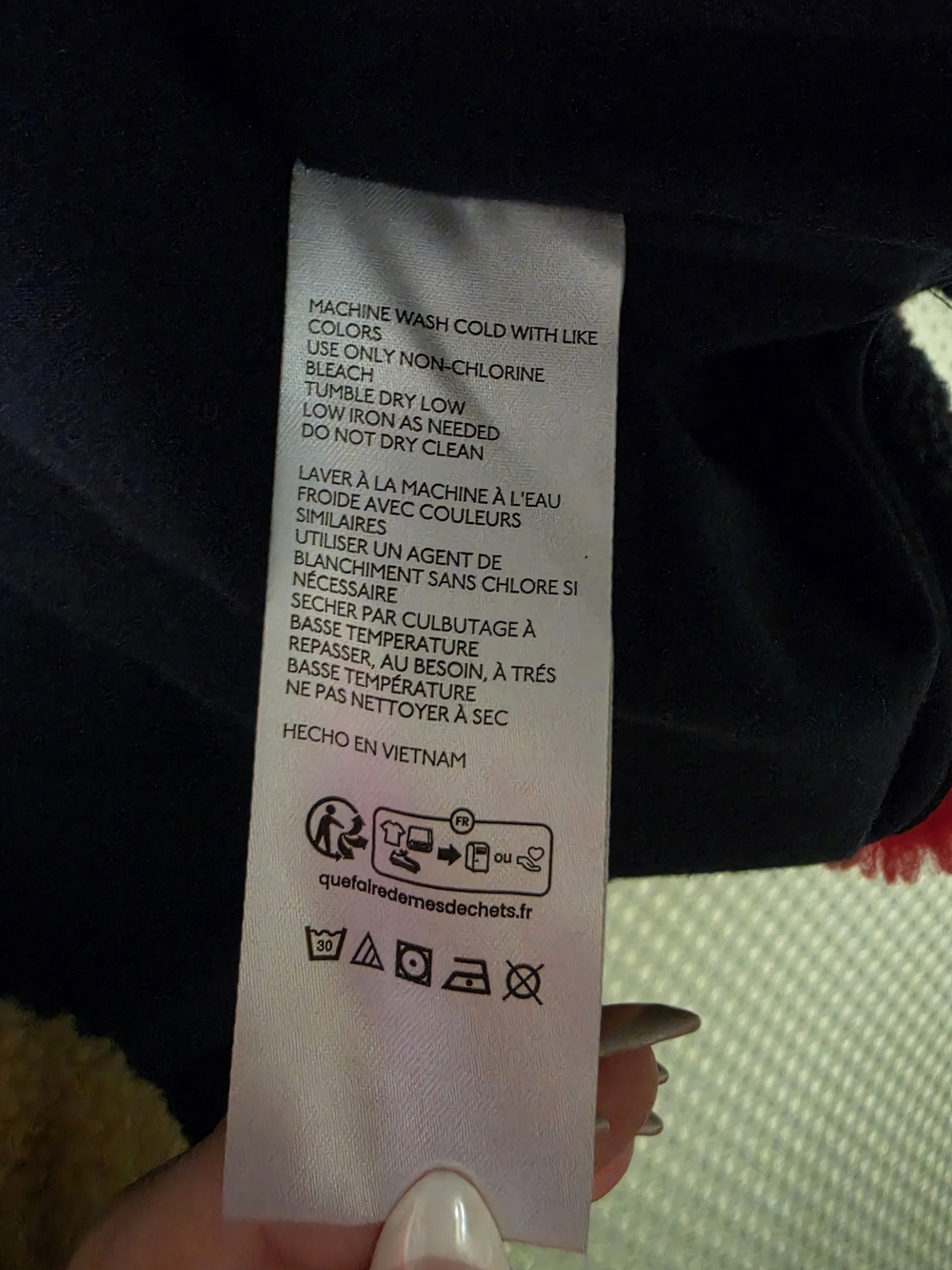 Womens Colorblock Sherpa Jacket - Multi - Picture 4 of 5